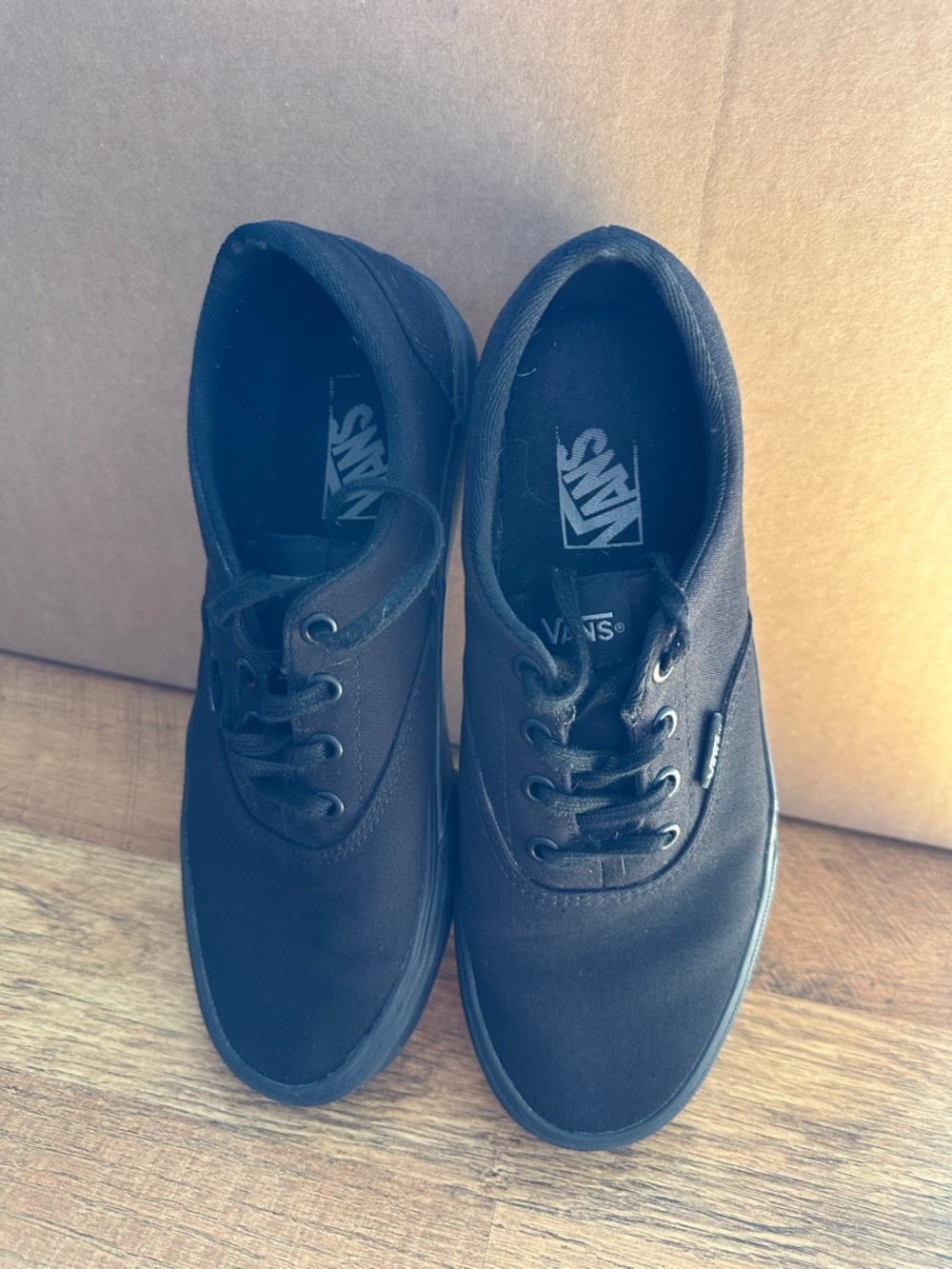 Vans Black Canvas Women's Low-Top Sneakers